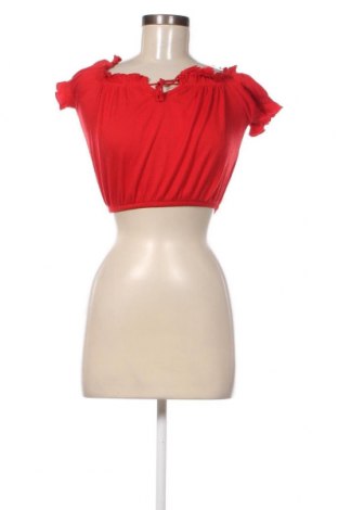 Γυναικεία μπλούζα Fb Sister, Μέγεθος XXS, Χρώμα Κόκκινο, Τιμή 2,50 €