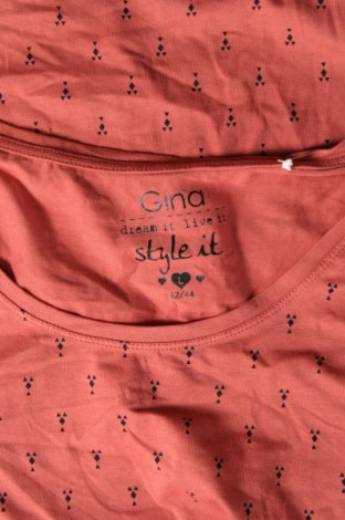 Дамска блуза Gina, Размер L, Цвят Оранжев, Цена 19,00 лв.
