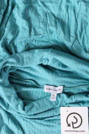 Γυναικεία μπλούζα Gina Laura, Μέγεθος XL, Χρώμα Μπλέ, Τιμή 5,05 €