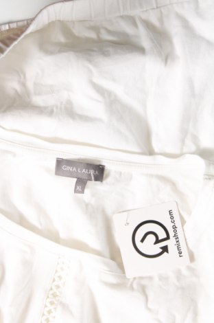 Γυναικεία μπλούζα Gina Laura, Μέγεθος XL, Χρώμα Λευκό, Τιμή 14,85 €