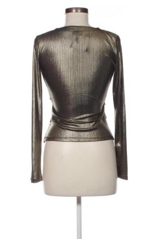 Дамска блуза Gina Tricot, Размер S, Цвят Златист, Цена 6,15 лв.