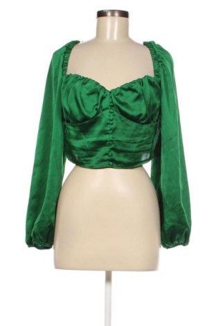 Дамска блуза Gina Tricot, Размер XL, Цвят Зелен, Цена 24,00 лв.