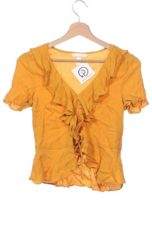 Damen Shirt H&M, Größe XXS, Farbe Gelb, Preis 2,64 €