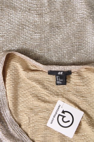 Γυναικεία μπλούζα H&M, Μέγεθος L, Χρώμα Χρυσαφί, Τιμή 11,75 €