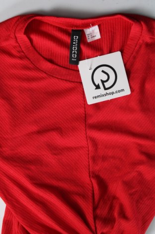 Дамска блуза H&M Divided, Размер XS, Цвят Червен, Цена 19,00 лв.