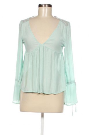 Дамска блуза H&M Divided, Размер XS, Цвят Зелен, Цена 3,72 лв.