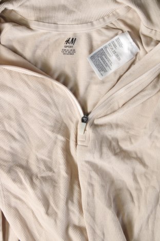 Дамска блуза H&M Sport, Размер XS, Цвят Бежов, Цена 23,00 лв.