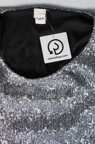 Damen Shirt Heine, Größe M, Farbe Silber, Preis 16,70 €