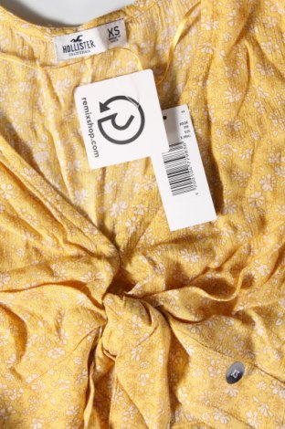 Дамска блуза Hollister, Размер XS, Цвят Жълт, Цена 8,64 лв.