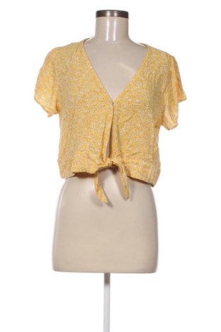 Дамска блуза Hollister, Размер L, Цвят Жълт, Цена 7,20 лв.