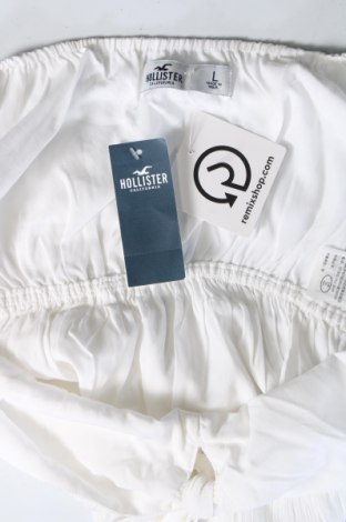 Γυναικεία μπλούζα Hollister, Μέγεθος L, Χρώμα Λευκό, Τιμή 37,11 €