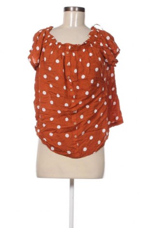 Дамска блуза Jean Pascale, Размер XL, Цвят Кафяв, Цена 7,60 лв.