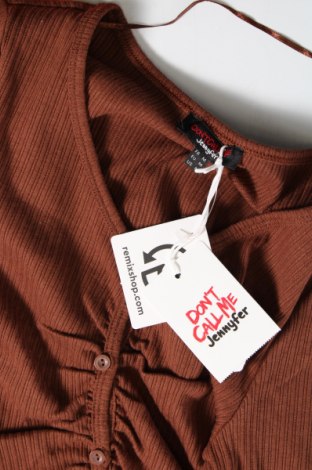 Damen Shirt Jennyfer, Größe M, Farbe Braun, Preis 5,11 €