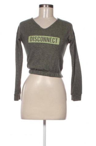 Дамска блуза Jennyfer, Размер XS, Цвят Зелен, Цена 3,39 лв.
