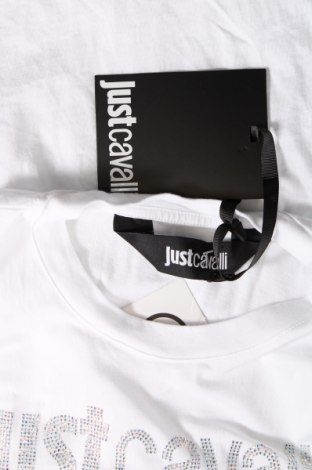 Γυναικεία μπλούζα Just Cavalli, Μέγεθος L, Χρώμα Λευκό, Τιμή 90,27 €