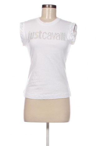 Γυναικεία μπλούζα Just Cavalli, Μέγεθος L, Χρώμα Λευκό, Τιμή 90,27 €