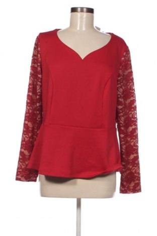Γυναικεία μπλούζα Komplimente, Μέγεθος L, Χρώμα Κόκκινο, Τιμή 2,23 €