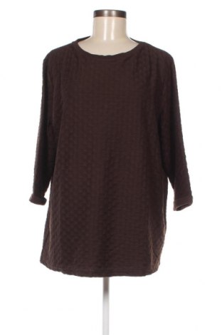 Γυναικεία μπλούζα Laura Torelli, Μέγεθος XL, Χρώμα Καφέ, Τιμή 3,76 €