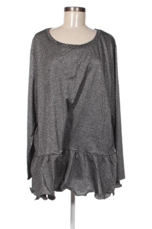 Γυναικεία μπλούζα Maite Kelly by Bonprix, Μέγεθος 4XL, Χρώμα Ασημί, Τιμή 14,85 €
