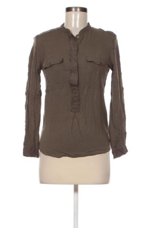 Дамска блуза Massimo Dutti, Размер XS, Цвят Зелен, Цена 11,83 лв.