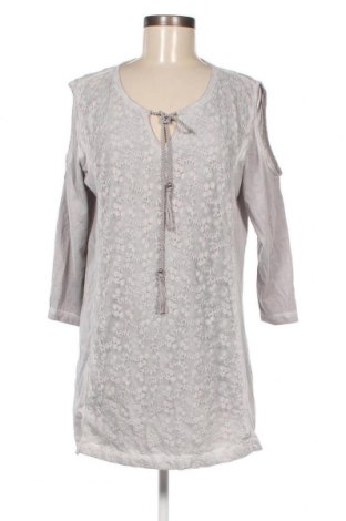 Γυναικεία μπλούζα Mia Moda, Μέγεθος L, Χρώμα Γκρί, Τιμή 4,01 €