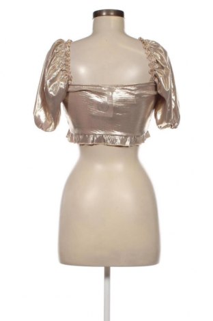 Дамска блуза Miss Selfridge, Размер M, Цвят Златист, Цена 8,80 лв.