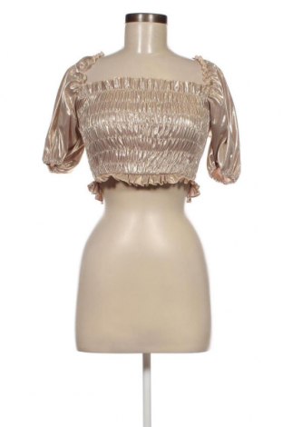 Дамска блуза Miss Selfridge, Размер S, Цвят Златист, Цена 8,80 лв.