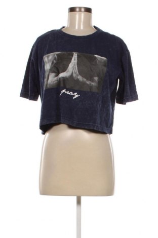 Γυναικεία μπλούζα Mister Tee, Μέγεθος S, Χρώμα Μπλέ, Τιμή 5,57 €