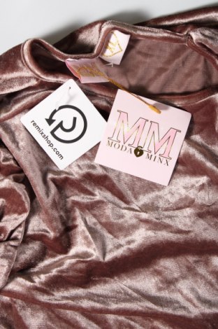 Γυναικεία μπλούζα Moda Minx, Μέγεθος L, Χρώμα  Μπέζ, Τιμή 3,84 €