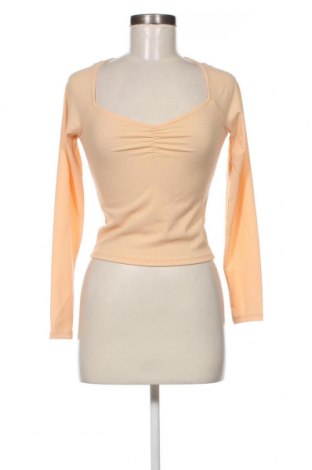Γυναικεία μπλούζα Monki, Μέγεθος XS, Χρώμα  Μπέζ, Τιμή 4,15 €