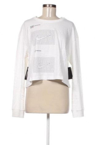 Дамска блуза Nike, Размер XL, Цвят Бял, Цена 39,60 лв.