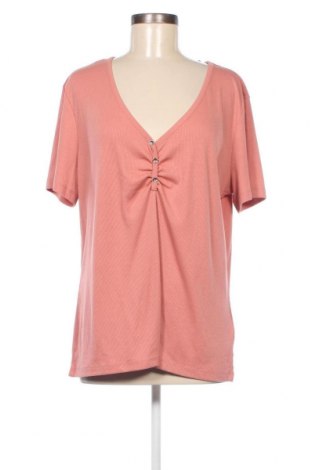 Γυναικεία μπλούζα ONLY Carmakoma, Μέγεθος XXL, Χρώμα Ρόζ , Τιμή 9,28 €