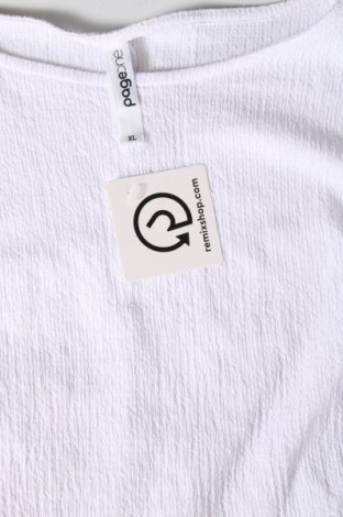 Γυναικεία μπλούζα Page One, Μέγεθος XL, Χρώμα Λευκό, Τιμή 3,88 €