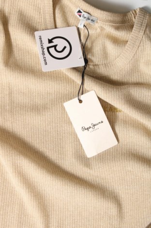 Дамска блуза Pepe Jeans, Размер L, Цвят Бежов, Цена 102,00 лв.
