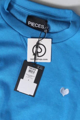 Дамска блуза Pieces, Размер S, Цвят Син, Цена 14,00 лв.