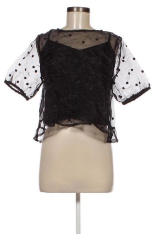 Дамска блуза Pimkie, Размер M, Цвят Черен, Цена 12,40 лв.