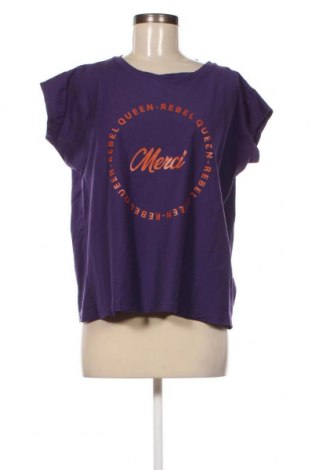 Damen Shirt Rebel Queen, Größe S, Farbe Lila, Preis 15,77 €