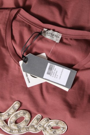 Damen Shirt Rebel Queen, Größe XS, Farbe Aschrosa, Preis 7,89 €