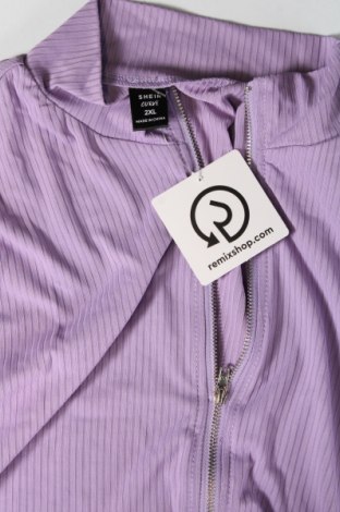 Γυναικεία μπλούζα SHEIN, Μέγεθος XXL, Χρώμα Βιολετί, Τιμή 7,05 €