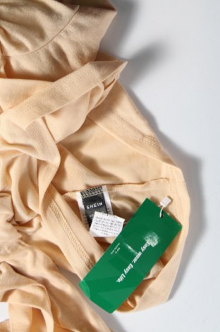 Γυναικεία μπλούζα SHEIN, Μέγεθος S, Χρώμα  Μπέζ, Τιμή 2,88 €