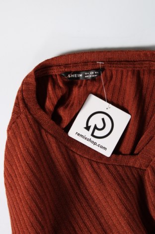 Γυναικεία μπλούζα SHEIN, Μέγεθος M, Χρώμα Καφέ, Τιμή 2,82 €