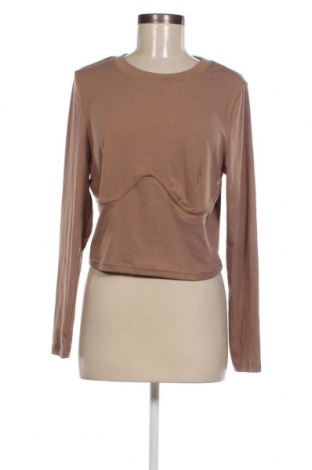 Дамска блуза SHEIN, Размер XL, Цвят Кафяв, Цена 3,61 лв.