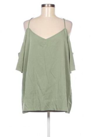 Дамска блуза SHEIN, Размер XXL, Цвят Зелен, Цена 12,54 лв.