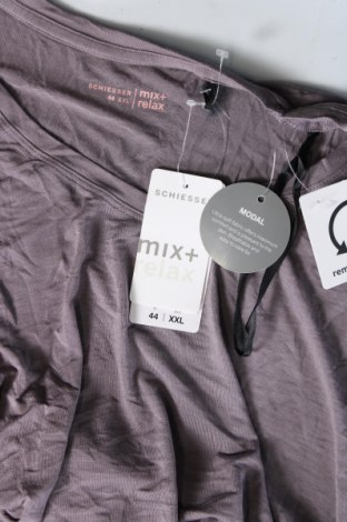 Γυναικεία μπλούζα Schiesser, Μέγεθος XXL, Χρώμα Γκρί, Τιμή 32,51 €