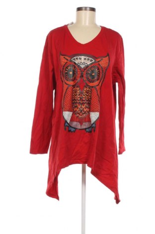 Γυναικεία μπλούζα Sheep, Μέγεθος XXL, Χρώμα Κόκκινο, Τιμή 11,26 €