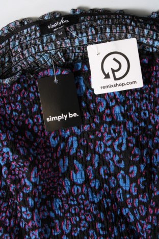 Γυναικεία μπλούζα Simply Be, Μέγεθος 3XL, Χρώμα Πολύχρωμο, Τιμή 10,39 €