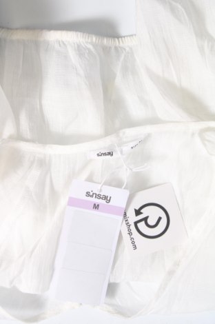 Дамска блуза Sinsay, Размер M, Цвят Бял, Цена 31,00 лв.