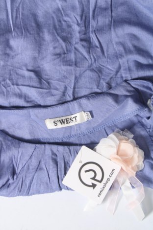 Γυναικεία μπλούζα S'west, Μέγεθος S, Χρώμα Μπλέ, Τιμή 4,61 €