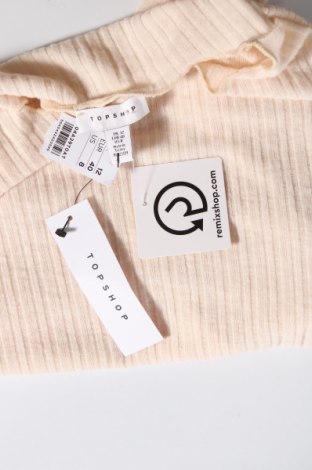 Γυναικεία μπλούζα Topshop, Μέγεθος M, Χρώμα  Μπέζ, Τιμή 3,71 €