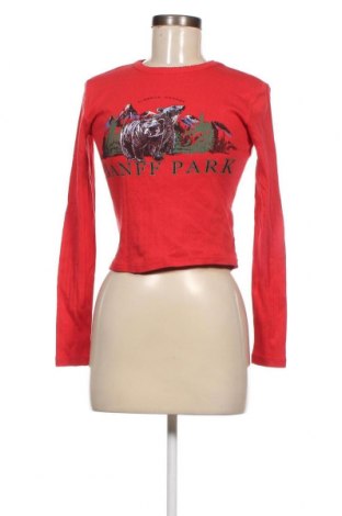 Γυναικεία μπλούζα Topshop, Μέγεθος XS, Χρώμα Κόκκινο, Τιμή 3,86 €